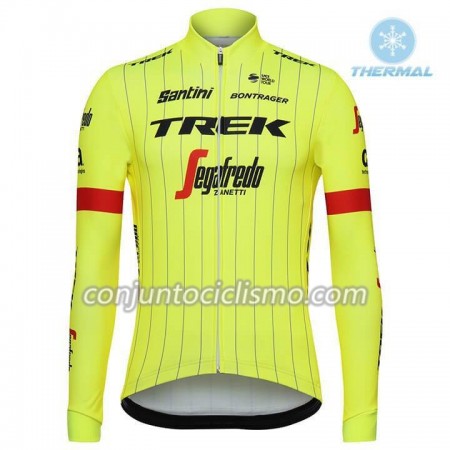 Maillot Invierno Termico 2018 Trek-Segafredo N002